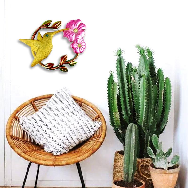 Semi-stereoscopic Hummingbird Wall Ornaments Drop Glue Mold Diy Wall Pendant Desktop Decoration Epoxy Silicone Mold