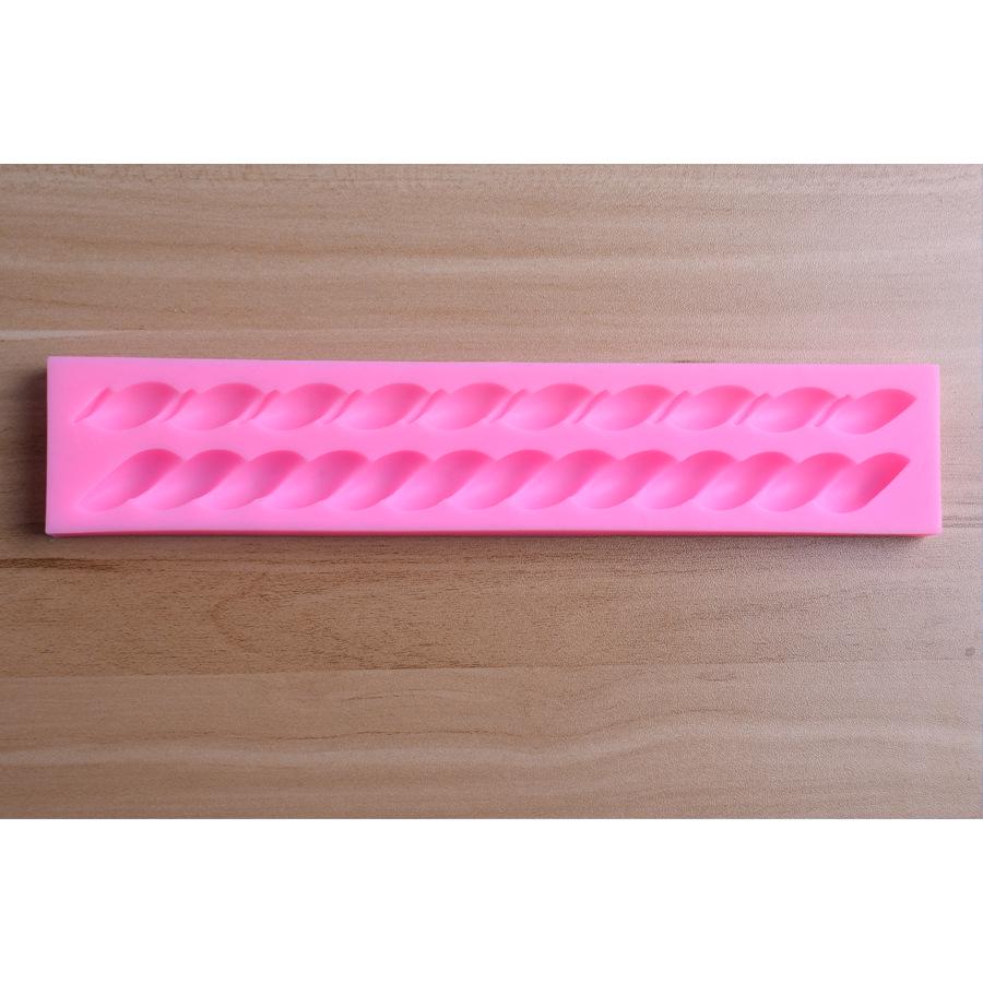 

2 витая веревка, веревка, свеча, помадка, силиконовая форма, сделай сам, украшение для шоколадного торта, глина, гипсовая форма 2 розовый