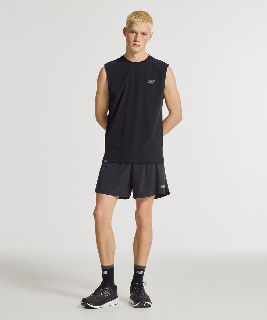 Nyuballanseu Nbnvg36201 / Men Rc Shorts 5 Inch (Black)