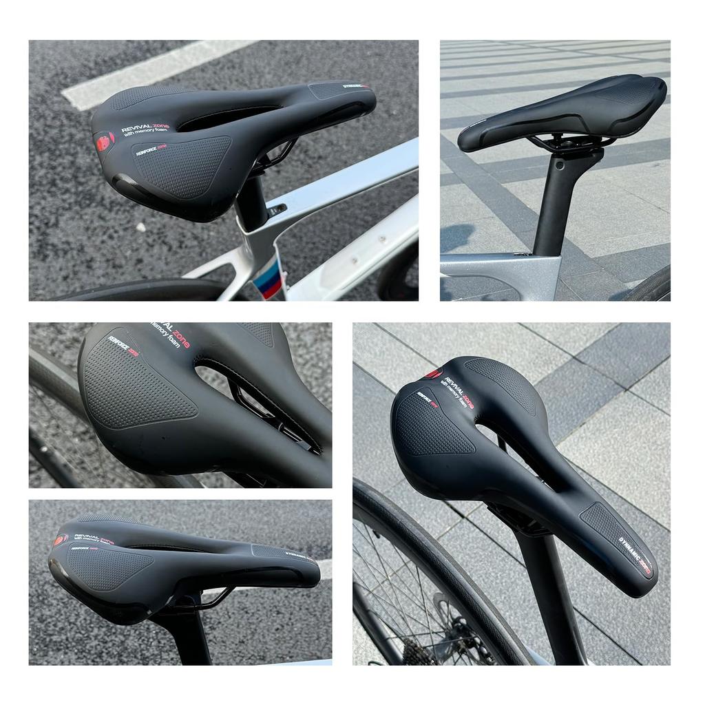 OMOMOAKARI Comfortable Thick Cushion Sports for Road Cross and Mountain x Saddle, Waterproof, Perforated, Shock-Absorbing, Bikes, Bikes, Bikes, OM-F28