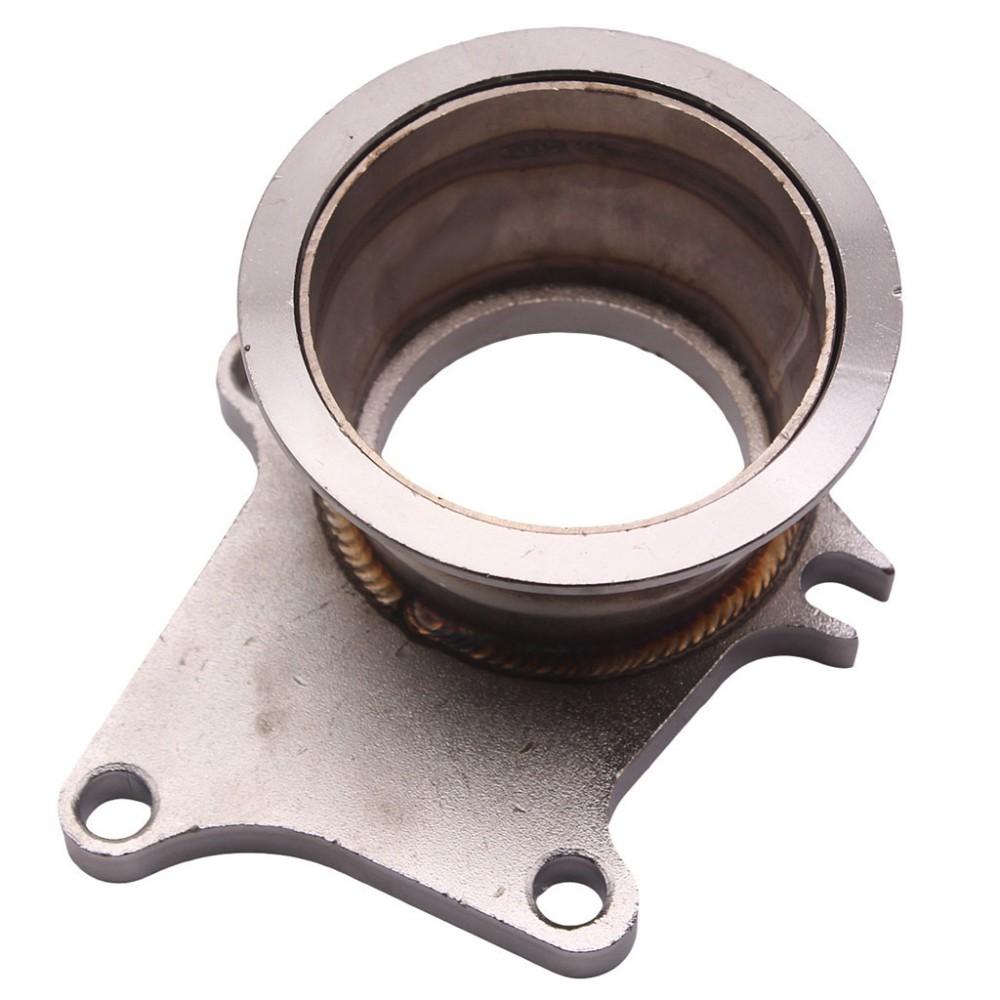 High-Performance T04E T3/T4 Turbo Manifold Flange Adapter 5 Bolt to 2.5 Stainless Steel серебряный
