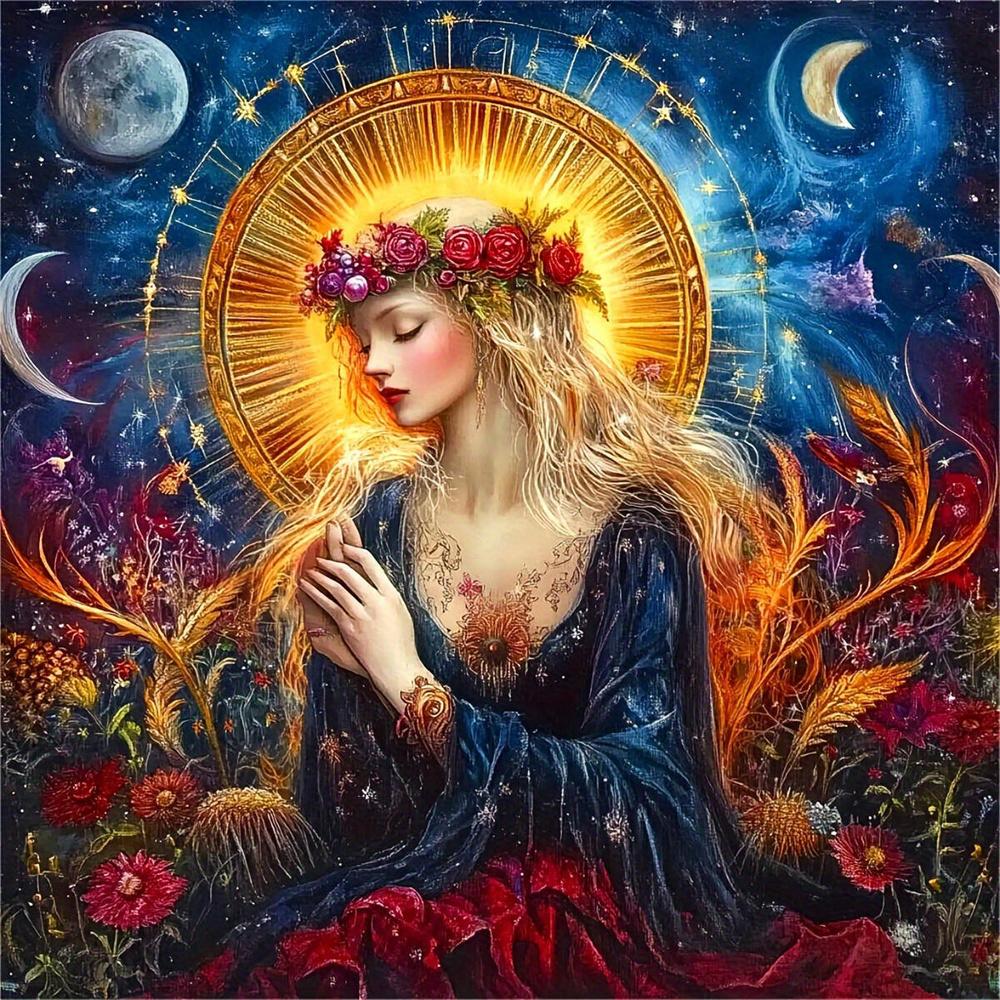 DIY Diamond Embroidery Constellation 5D Diamond Painting Leo Aries Full Round Drill Mosaic Set Decor For Home