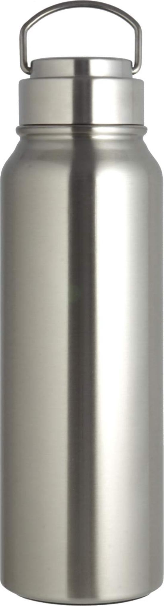 

Living Touriflask Water Bottle, 1L, Direct Drinking, Screw Cap, Stainless Steel, Silver, 410432