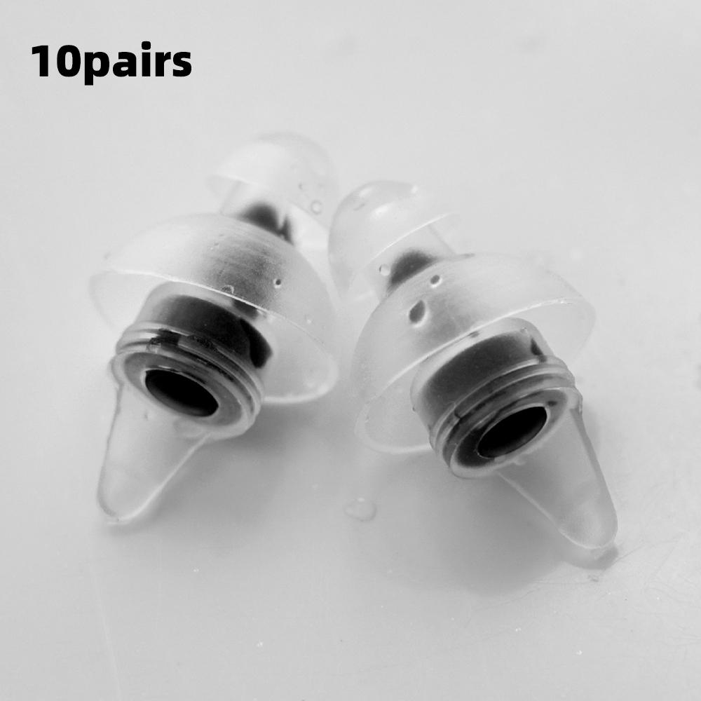 HUAK Reusable High Fidelity Concert Silicone Ear Plugs for Noise Cancelling Musicians Motorcycles Sleeping Work, Study, Swim