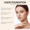 zephoco Liquid Foundation SPF 50 Sunscreen Serum: Medium Spectrum Moisturizing Base Makeup with Aloe & Hyaluronic Acid, 30g