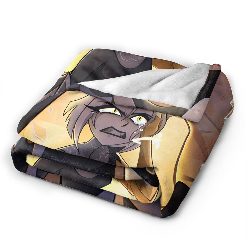 Hazbins Hoteling Game Blanket Quality Warm  Throw Blanket Winter Kids Adult Home Decor Funny Bedspread