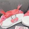Pink Hair Funny Big Capacity Plush Pencil Bag Creative Cartoon Big Mouth Girl Pens Storage Case Portable School Stationery Gift