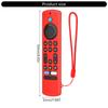 Protective Silicone Case For Remote Protective Cover With Lanyard Durability Silicone Protector Shell Remote Sleeve
