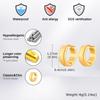 Simple Huggies Hoop Earrings for Men Boys,Waterproof Stainless Steel Small Circle Earrings,Minimalist Classic Jewelry Gifts