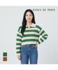 ECOLEDEPARIS Two-Tone Collared Knit_Rb32Kkcm30Z
