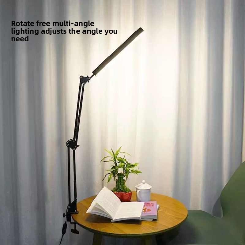 Folding Led Clamp Lamp With High Cri For Study Reading And Desk Tasks