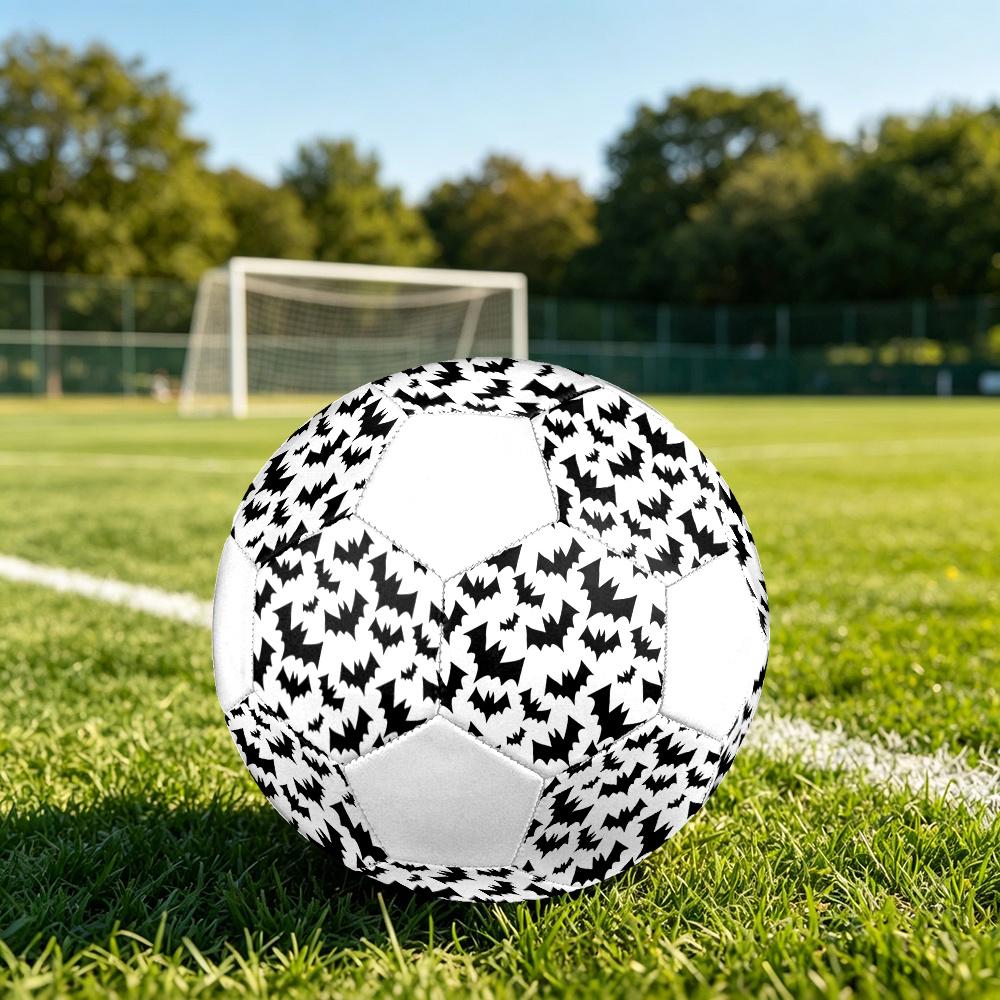 1pc Halloween Bat Durable Soccer Ball/Football, Size 5, Perfect for Training, Entertainment And Competition,Gift yy2606067