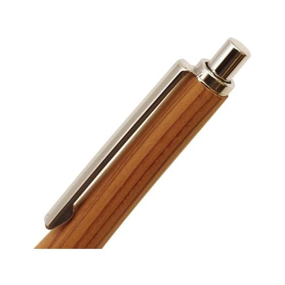 F-STYLE Sharp Pen / Yakusugi (Japanese Cedar) Beige - Streamlined Form, Natural Wood, Rare Wood, Warmth of Wood Grain, Vivid Grain, Special Beauty,