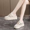 Summer Women's Sandals Breathable Increase Baotou Semi-slippers Women Small White Shoe Sexy Platform Shoes