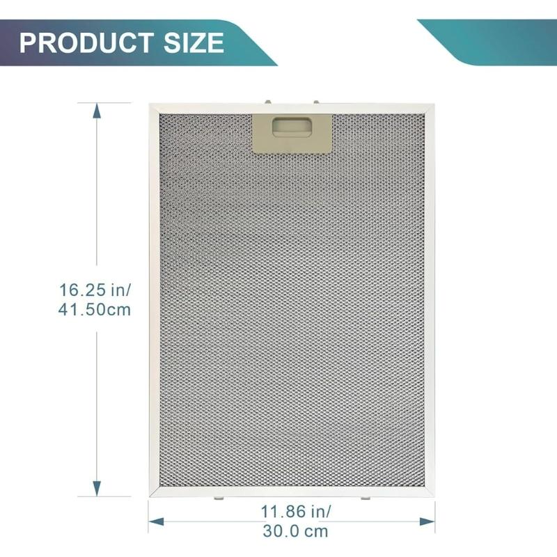 Effective Range Hood Grease Filter Designed For QP130 Series With 11.81x16.25 Inch Measurements