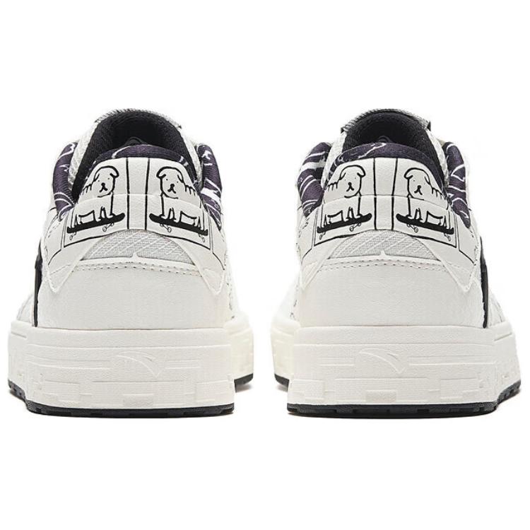 Anta Patogūs Universalūs Neslystantys Patvarūs Žemo profilio Ridinėjimo batai Moteriški Sportbačiai Juodi Balti 122338053-10