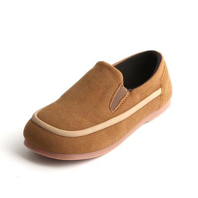 Toddlers Boys Casual Shoes Kids Loafers Slip-on Fashion New Spring Autumn Flock Fabric Children Moccasins Flats Anti-skid Soft