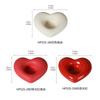 Creative Ceramic Heart-Shaped Candle Holder Candlelight Dinner Candle Holder Holiday Decor Abstract Art Heart-Shaped Candle Base