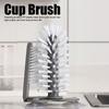 Wand-Saugbecher-Typ Tassenbürste Glas-Wasserflasche Becherreiniger Reinigungswerkzeug für den Heimgebrauch