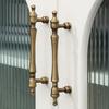 American Brass Retro Wardrobe Handle In Antique Bronze for Cabinets and Drawers