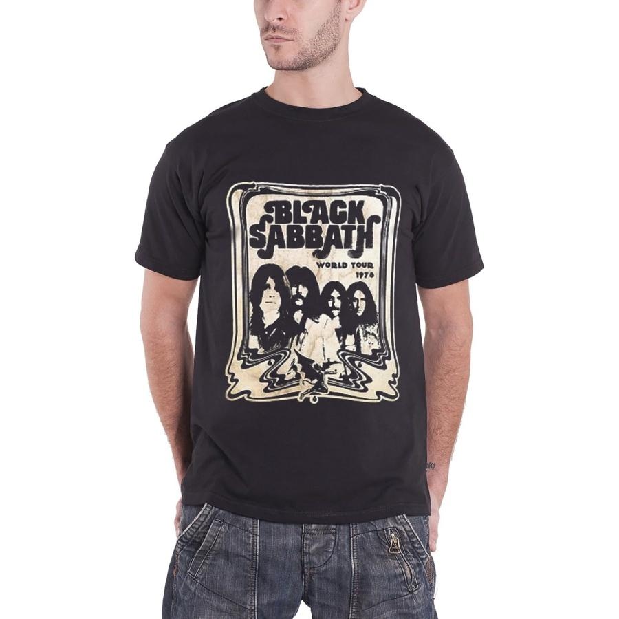 Black Sabbath Мировой Тур 78 Групповое Фото Официальная Мужская Новая Черная Футболка Размер XL XXXXXL разноцветный