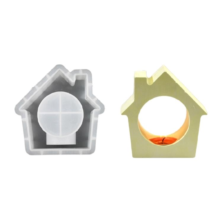 Silikon Kerzenhalter Formen Kerzentassen Formen Kerzenständer Formen Haus/Baum Form Bastelformen Silikon Ornamente Formen