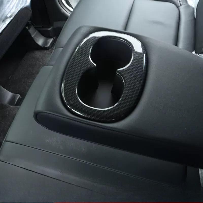 Stylish Back Armrest Cup Slot Surround Panel Practical Interior Upgrade Accessories for Mitsubishi Outlander
