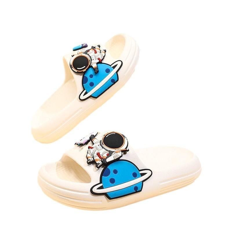 Colorful Cartoon Breathable Slippers For Boys And Girls Nonslip Indoor Footwear For Summer