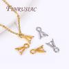 5/10 Stück 18K Gold Plated Anhänger-Clip-Verschluss, Ösenverbinder für Schmuck, DIY Halsketten-/Armband-Zubehör