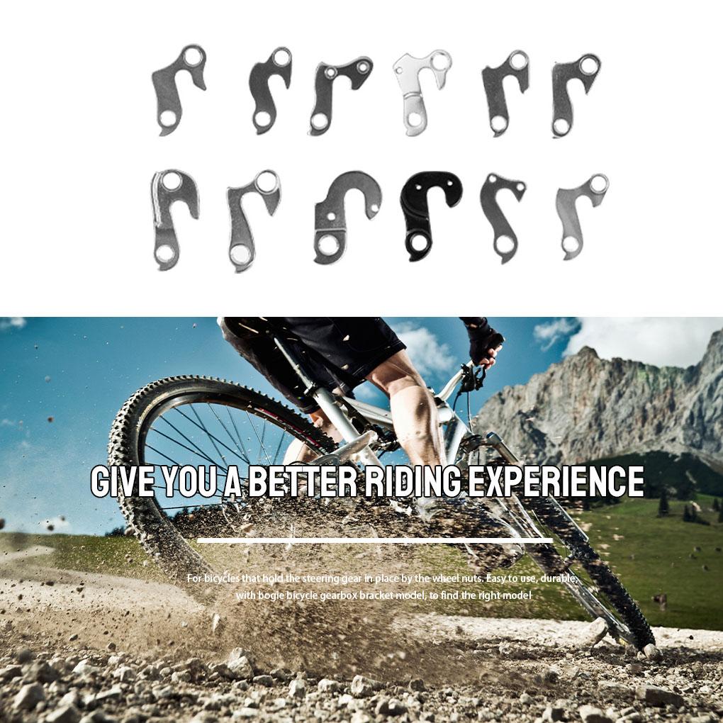 1Pc Aluminum Alloy Bike Rear Hanger Moutain Bike Rear Derailleur Hanger Gear Mech Derailleur Hanger Dropout Convertor Adapter