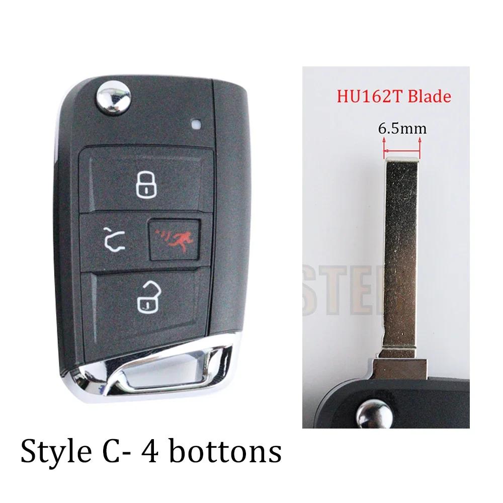 For Volkswagen Vw Golf 7 4 5 Mk7 Mk4 6 Tiguan Gti For Skoda Octavia A7 For Seat Leon Ibiza Altea Car Key Fob Case Shell Housing