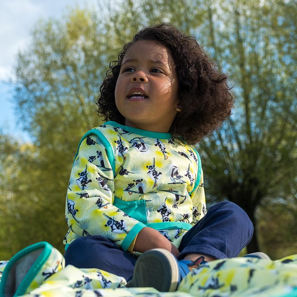 Lemur Waterproof Bib with Sleeves 18-36M Close