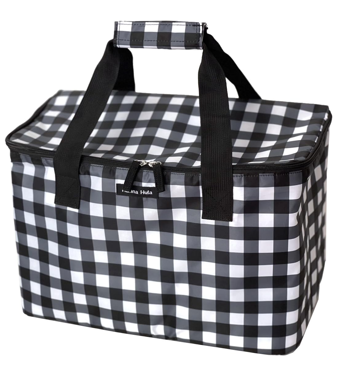 

Сумка-холодильник для покупок L Gingham Black [Hannahula] TNS-WC-GBK-L