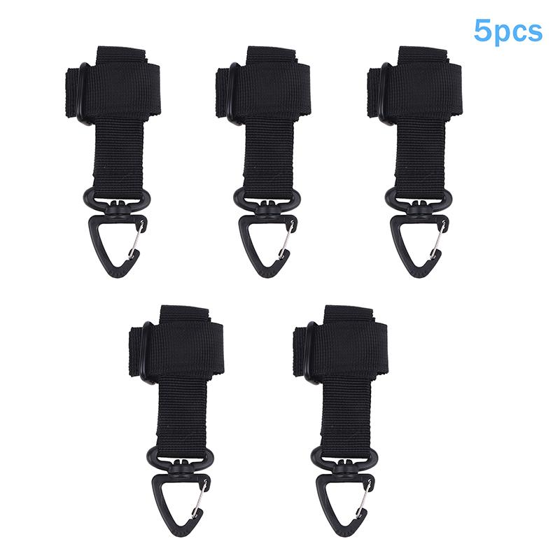 Sangle de reliure portable en nylon multi-usages Crochet pour gants Gants de travail Clip de sécurité Corde d'escalade extérieure Boucle de suspension de camping