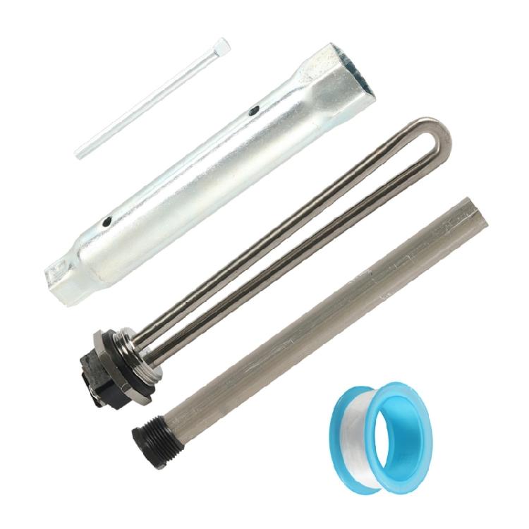 

Campers Water Heater Element Replacement Bundle 520900 520789 with Anode Rod and Corrosion Resistant Sleeve 1