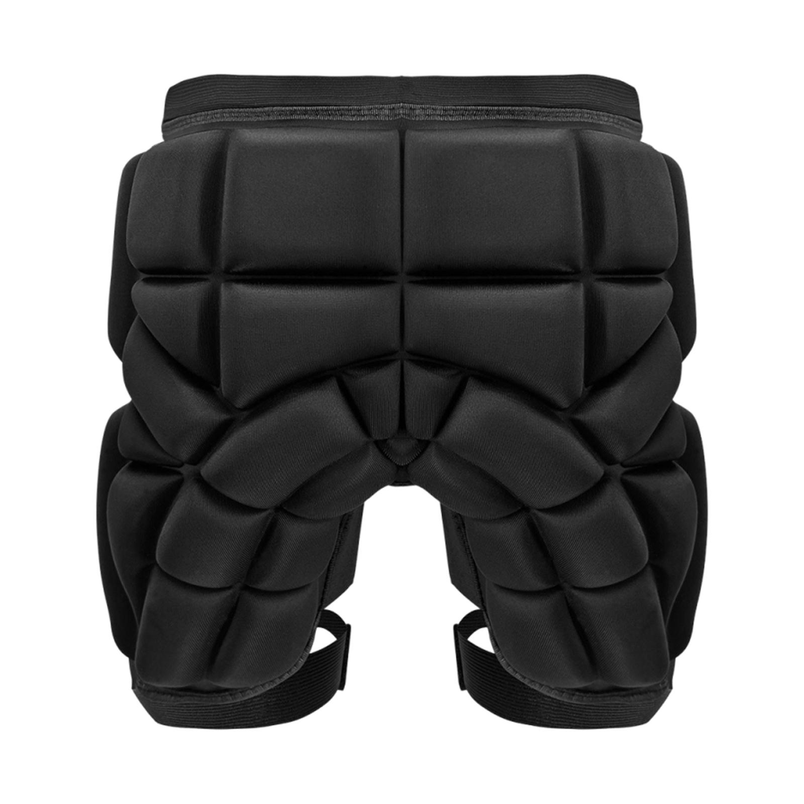 

Ski Hip Protection Pads Thickened Single Board Hip Protectors Shockproof Skating Butt Protection Shorts for Outdoor Sports чёрный