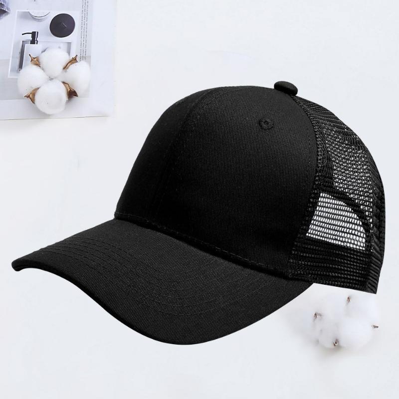 Cotton Baseball Net Cap Summer Travel Shade Sun Protection Cap Embroidery