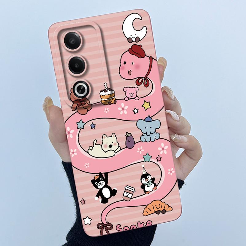 For OPPO A80 5G Case Fashion Simplicity Flower Soft Silicone Back Case For OPPO A80 5G CPH2639 Phone Cover OPPOA80 A 80 Fundas