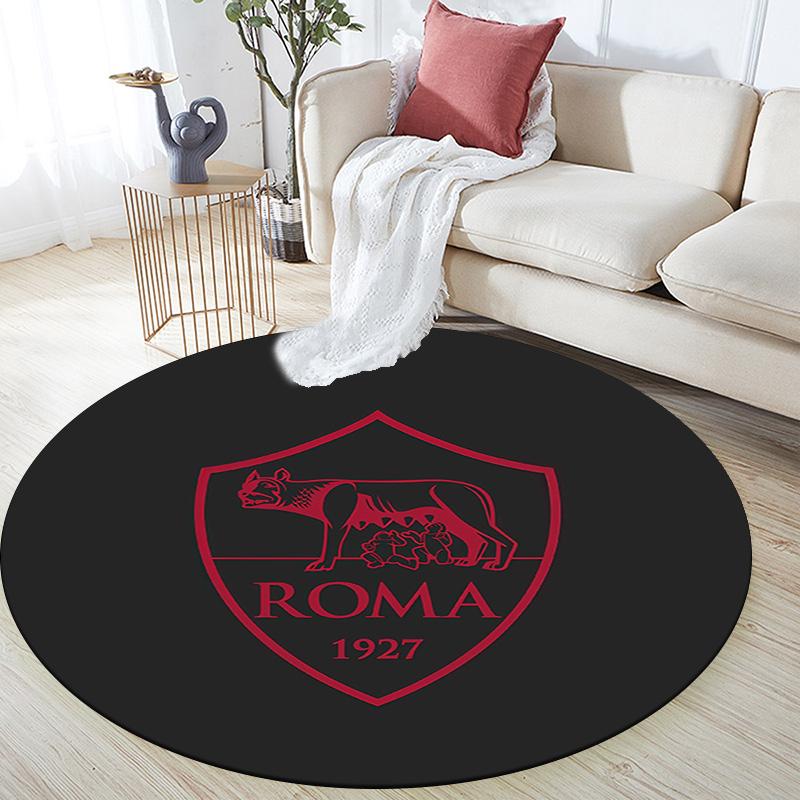 AS Rom 2 runder Teppich, Teppich für Wohnzimmer, Schlafzimmer, Sofa, Spielzimmer-Dekor, rutschfeste Fußmatte