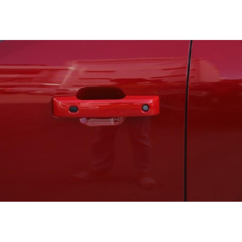 Exterior Side Door Handle Decor Cover Trim Accessories For Ford Bronco + Red