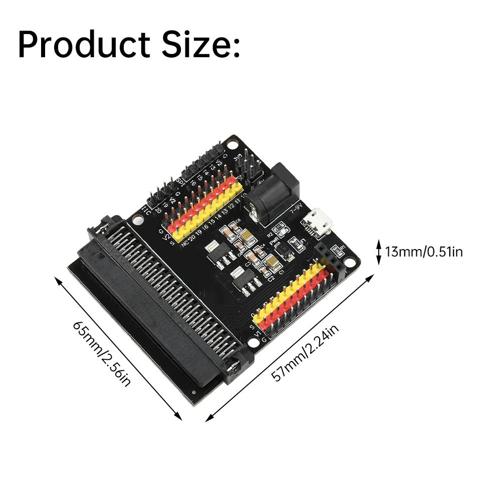 Sensor Expansion Board Module Shield V2 For 3.3V 5V Python Programming Development Micro USB/DC 5.5*2.1mm Interface