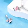 Copper-Plated Lipstick, Perfume, High Heels Series Charm Fit Pan Snake Bone Bracelet Diy Beads Women Jewelry Birthday Gift