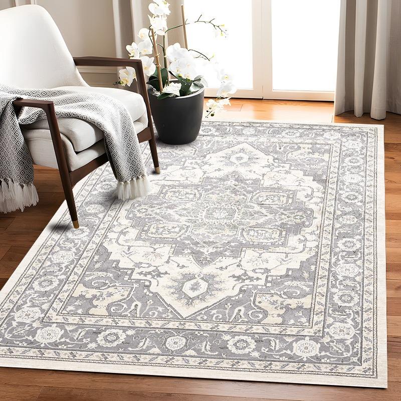 

Ретро Персія Європейський стиль Килим Вечірка Вітальня Диван Спальня Ліжко Приліжковий Кабінет Вхідний Дверний Килимок Нековзний Розкішний Домашній Декор Мат 80x120cm