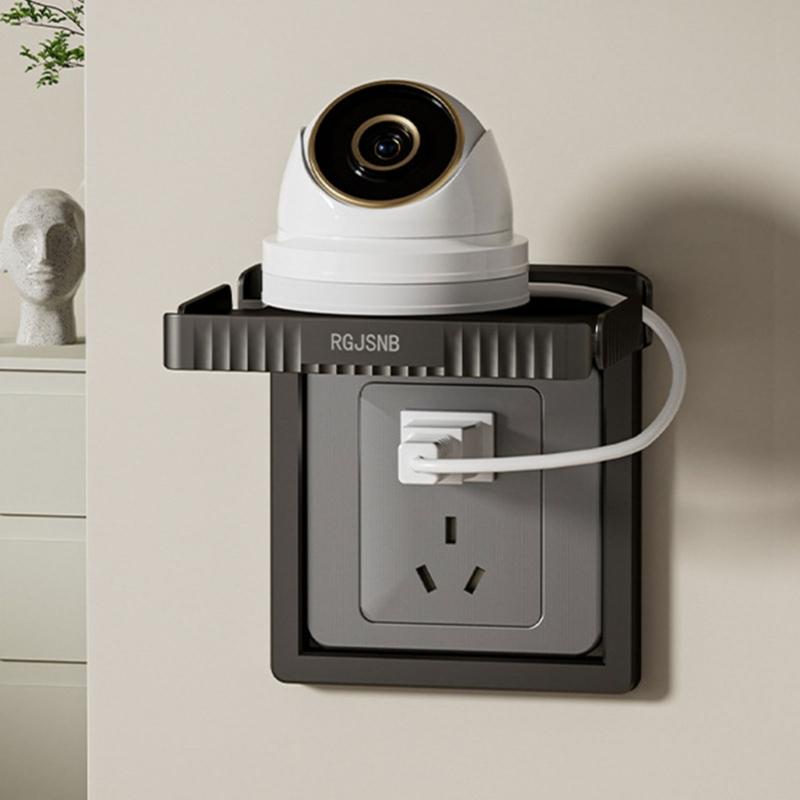 Practical Mobile Phone Stand Mount Convenient Phone Holder Wall Stand Mount Phone Charger Socket Support