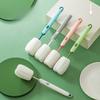 Long Handle Dish Brush for Home Kitchen Use Special Cleaning Sponge Removable Scrubber Bottle Washer Cup Cleaner