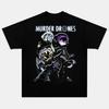 Tričko s grafikou Murder Drones Uzi N V Kreslený Robot Merch Unisex O-výstřih Krátký rukáv Ležérní Streetwear Top pro Muže Ženy