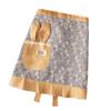 Flower Work Clothes Anti-fouling Cooking Half-waist Apron Fashion Half-length Apron  Kitchen