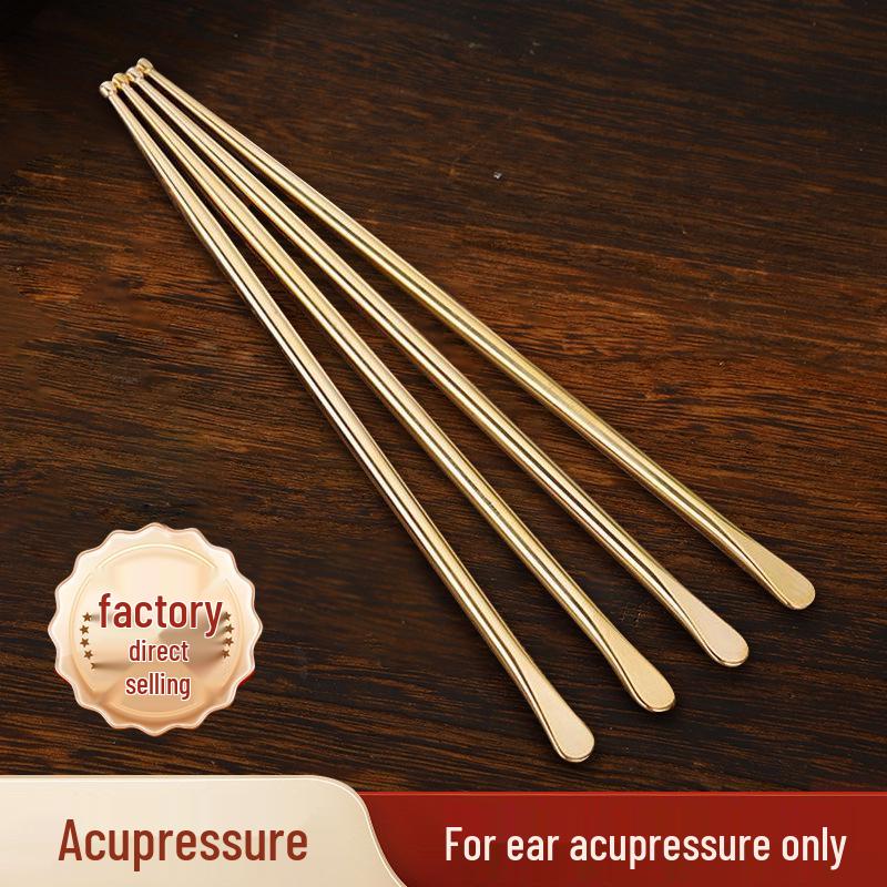 

Ручка-зонд для аурикулярних акупунктурних точок з чистої латуні - Локатор рефлекторних зон вуха