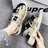 Without Heels Closed Toe Resort Sandals Slippers Men's Flip Flops 45 46 47 Shoes Wading Sneakers Sports Shuse Top Grade