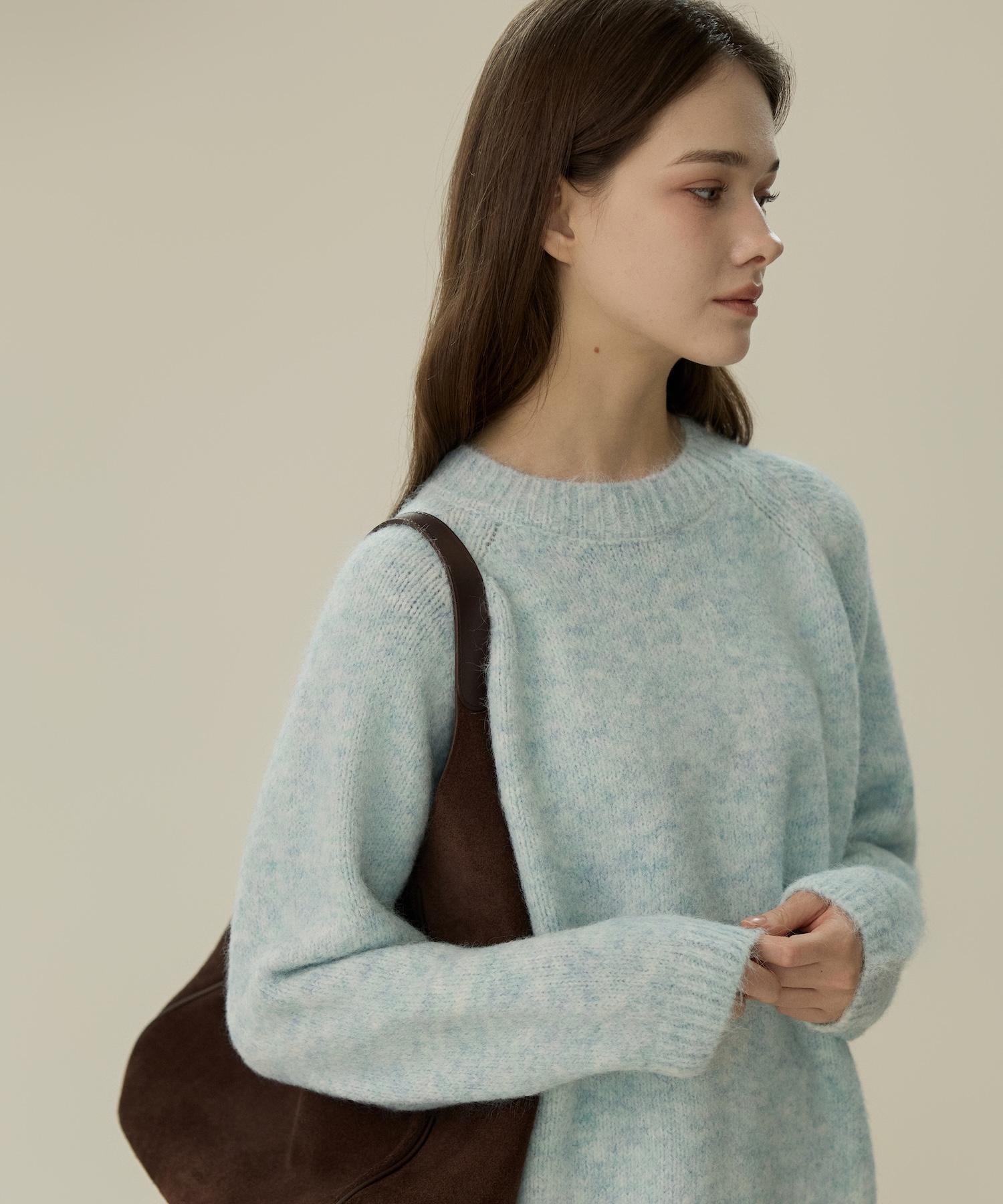 Eliotti Bokashi Crewneck Sweater_5Color Ivory/Free